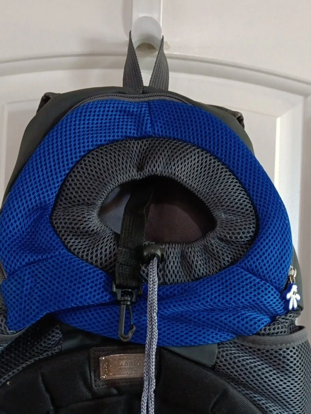 Classic Blue Mesh Pet Carrier Backpack Small Dog Cat Travel Bag